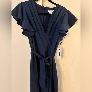 Dkny denim wrap dress